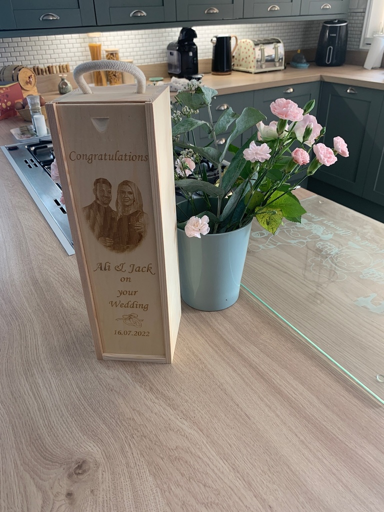Wooden Bottle Box
