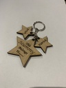 Wooden keyring