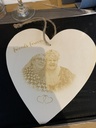 Wooden Photo Heart