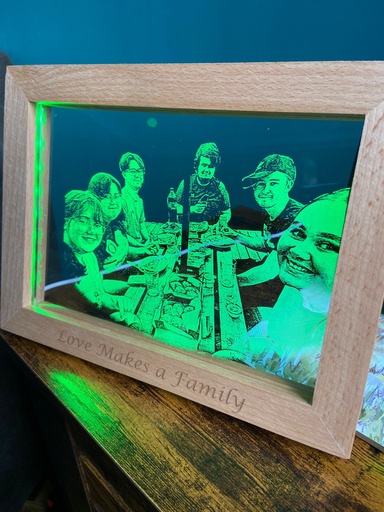 LED Acrylic picture frame